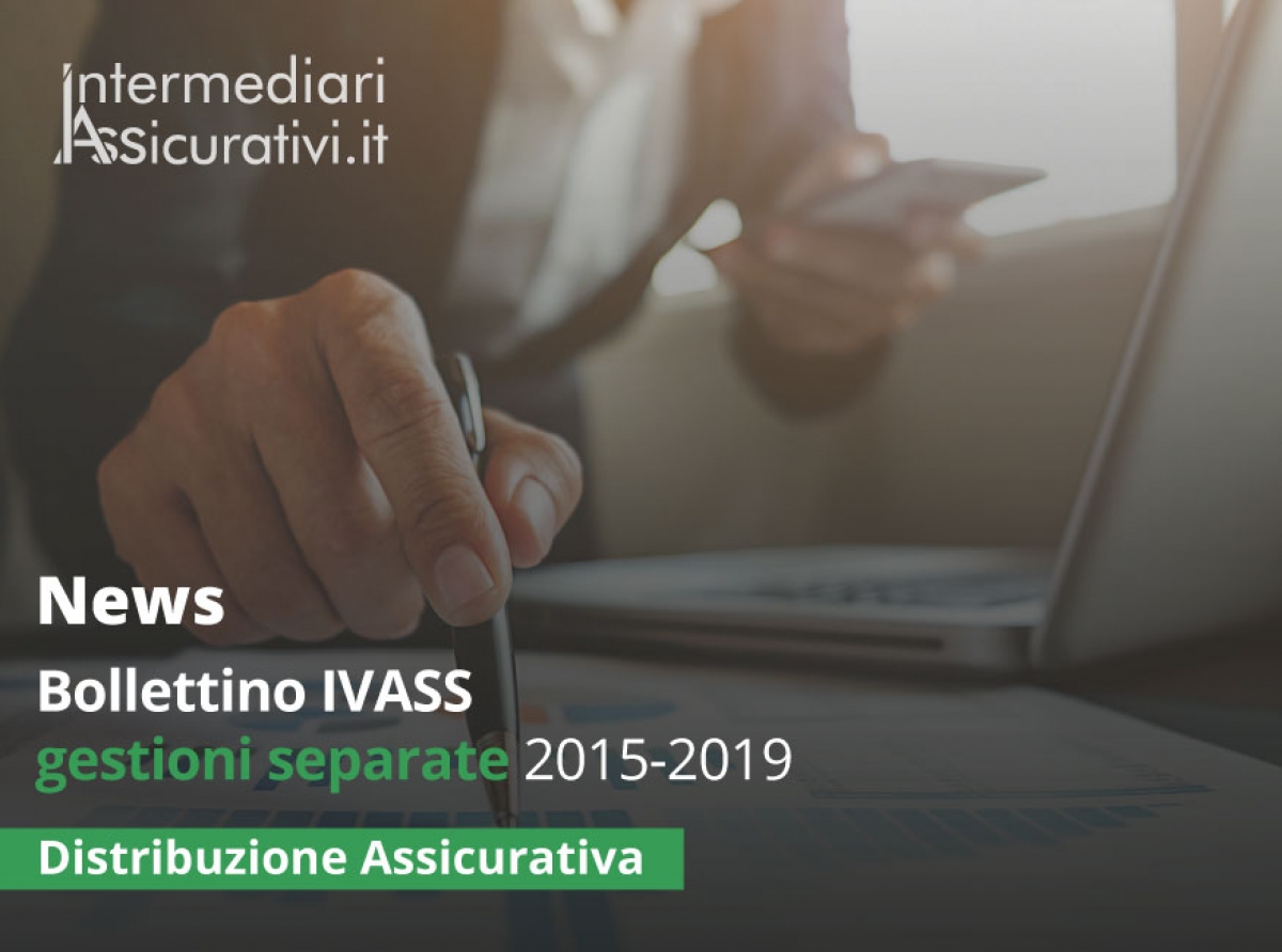Bollettino IVASS gestioni separate 2015-2019